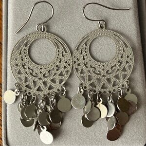 Elegant Silver Dangle Earrings